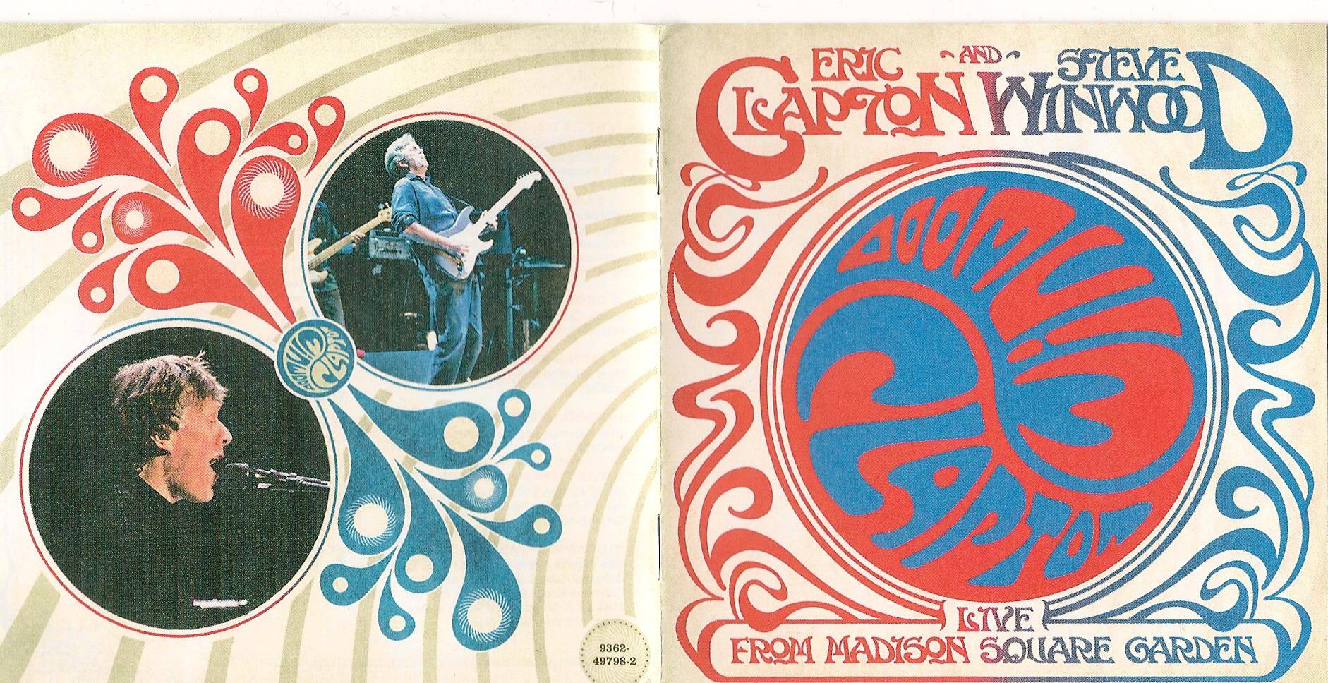 Eric Clapton Live From MSG with Steve Winwood : Front